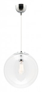 Toledo 25cm glass pendant