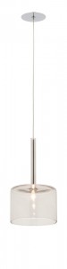 Torino 1 Light Pendant - Short